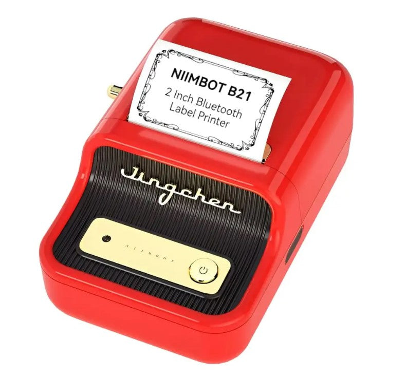 Niimbot B21 Portable Thermal Label Printer - Red