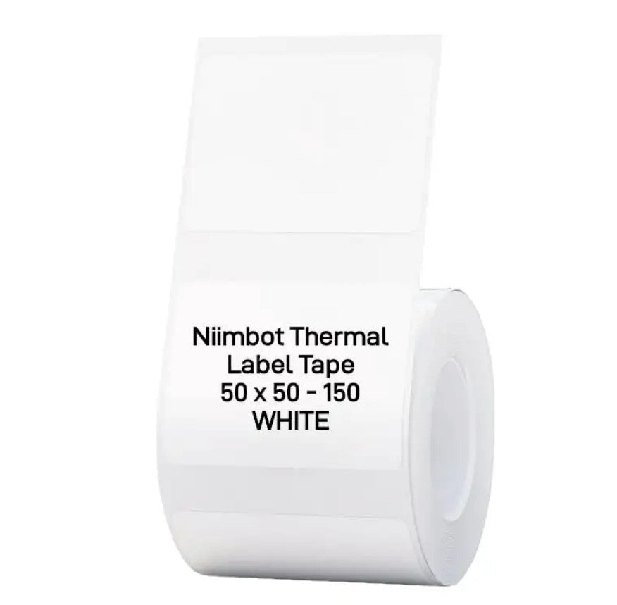 NIIMBOT B21/B3S Thermal Label 50x50mm - 150 Labels Per Roll - White